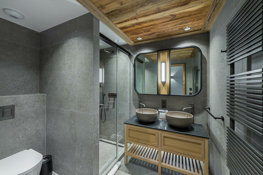 Meribel Location Appartement Luxe Noalia Douche 