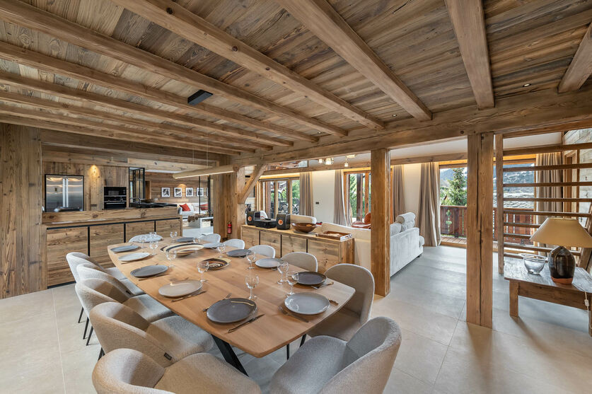 Meribel Location Appartement Luxe Noaliu Salle A Manger 