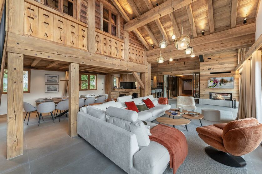 Meribel Location Appartement Luxe Noaliu Salon 