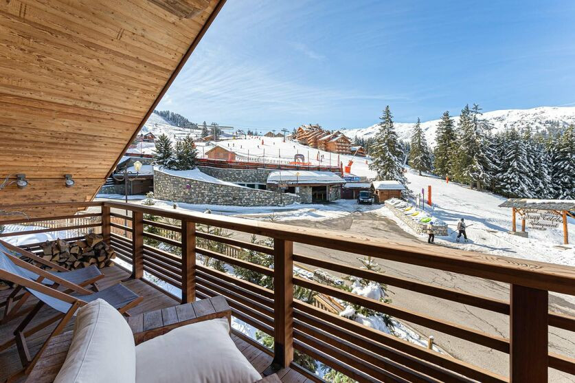 Meribel Location Appartement Luxe Noalu Terrasse