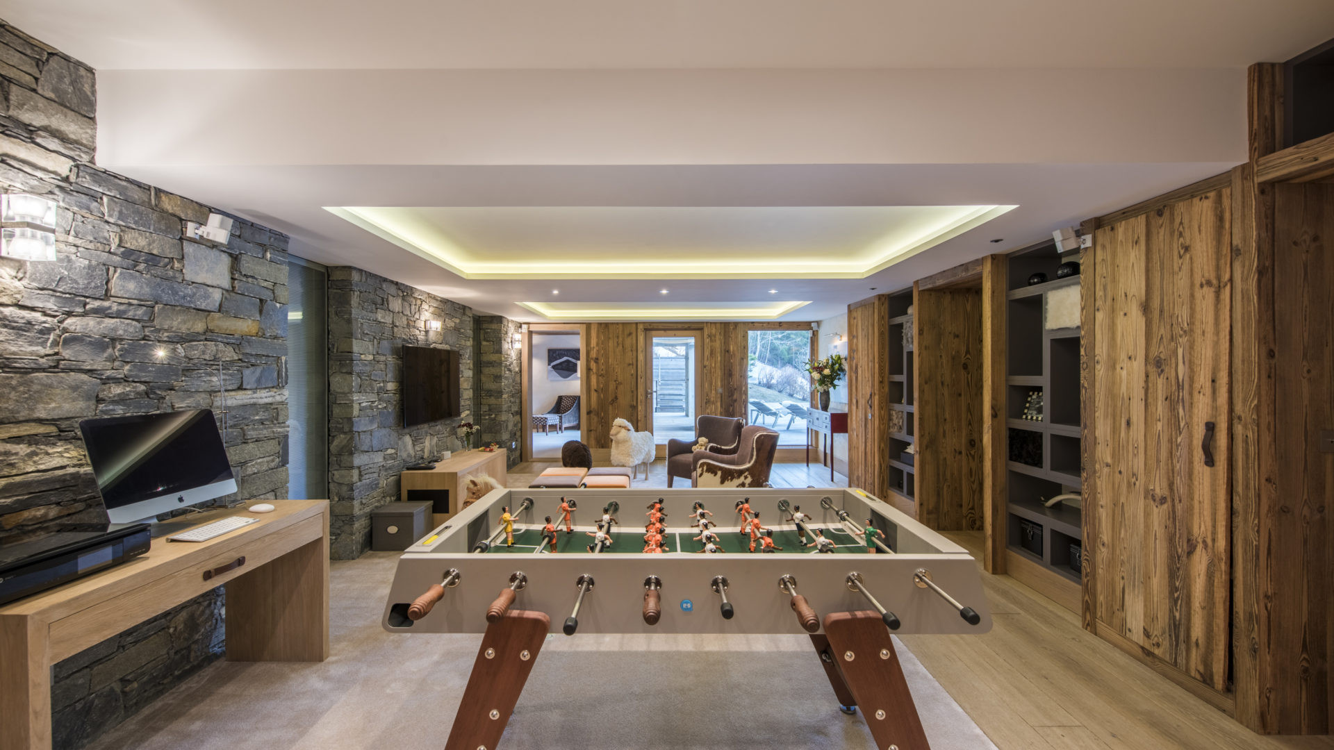 Meribel Location Chalet Luxe Berzelianite Babyfoot 