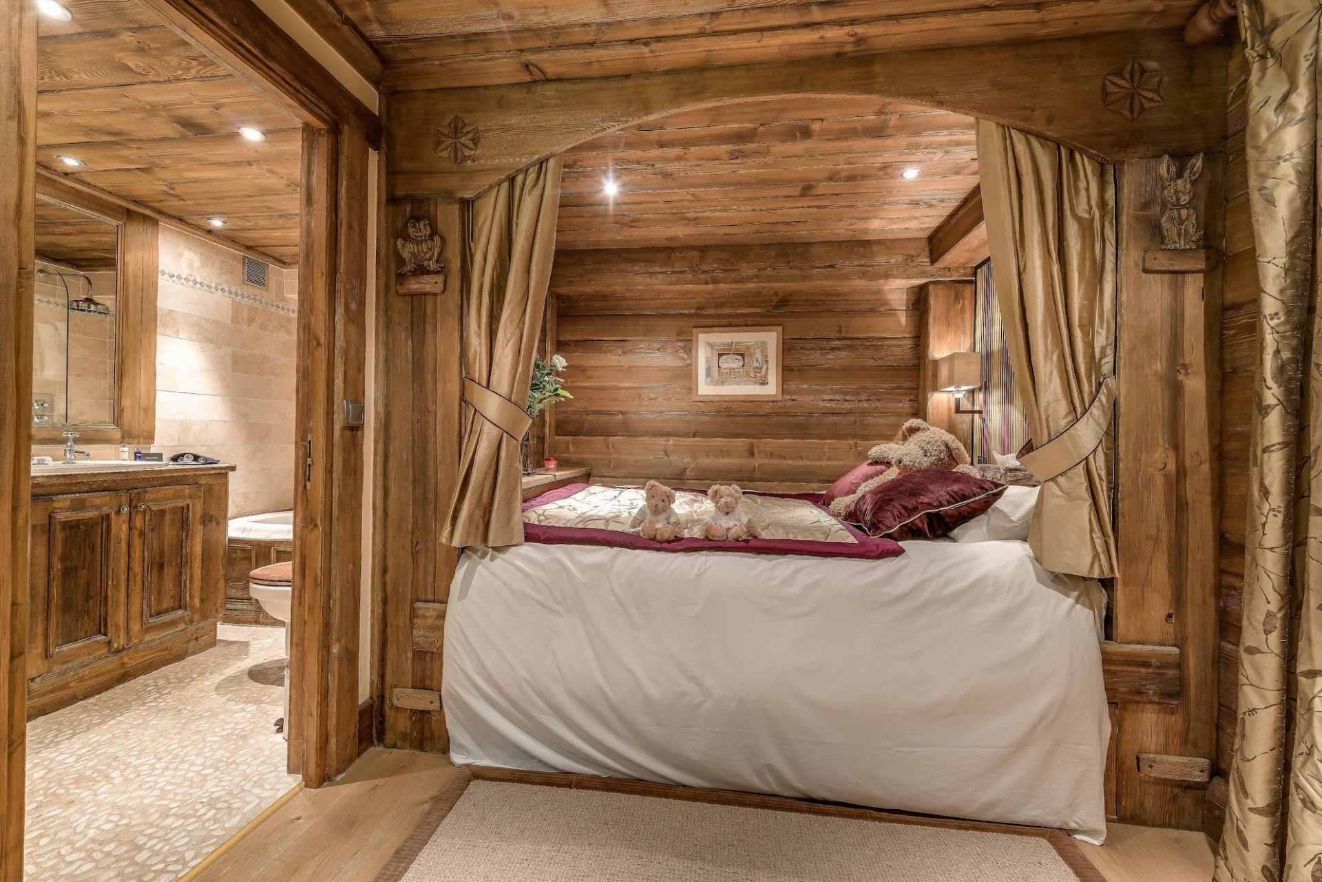 Meribel Location Chalet Luxe Malacon Chambre1