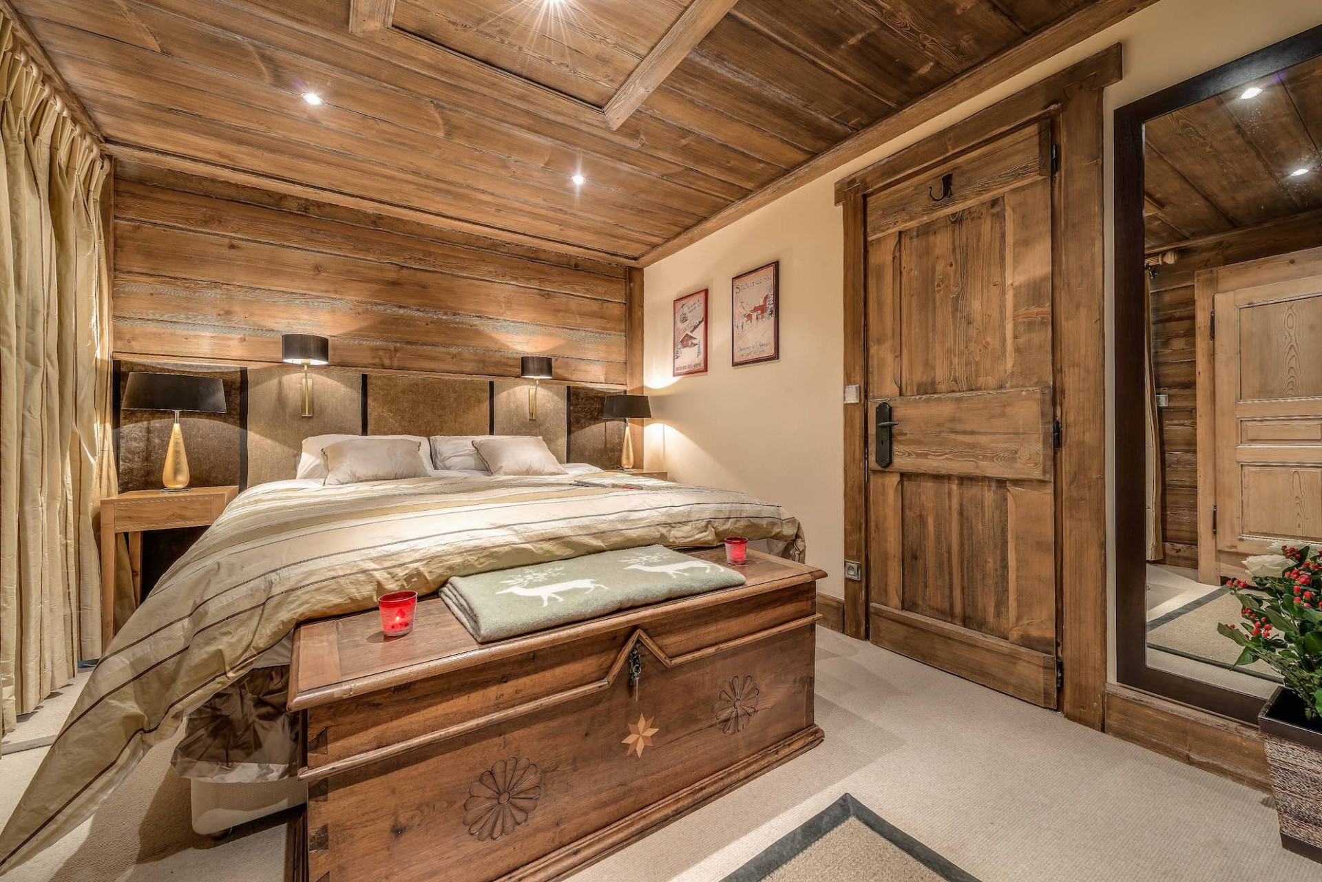 Meribel Location Chalet Luxe Malacon Chambre3