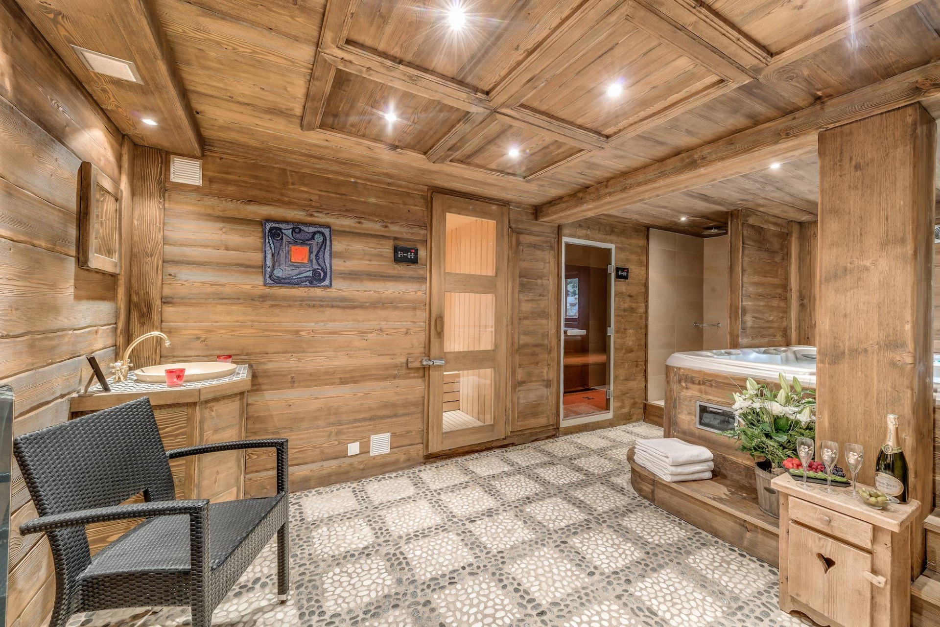 Meribel Location Chalet Luxe Malacon Jacuzzi