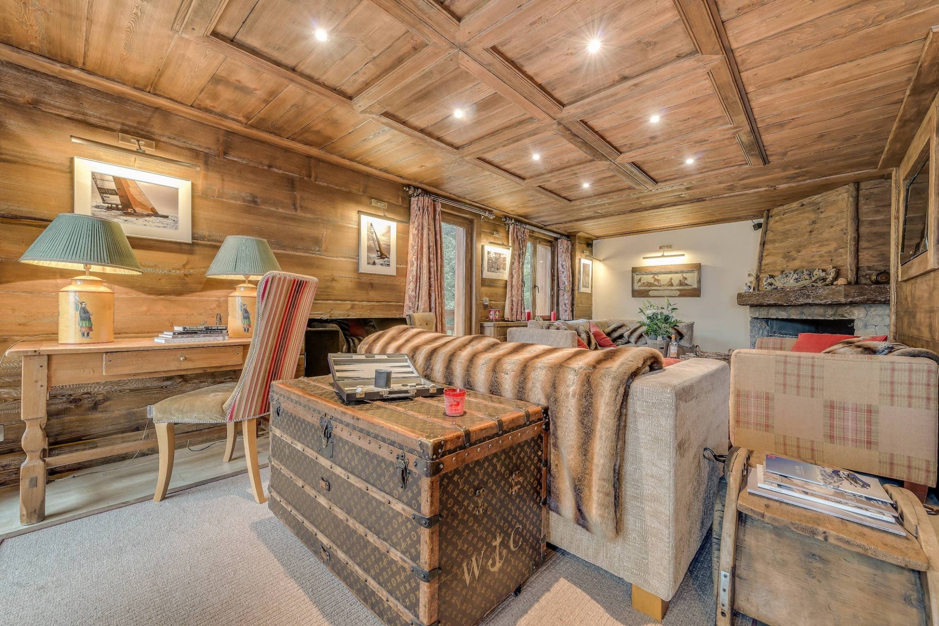 Meribel Location Chalet Luxe Malacon Séjour