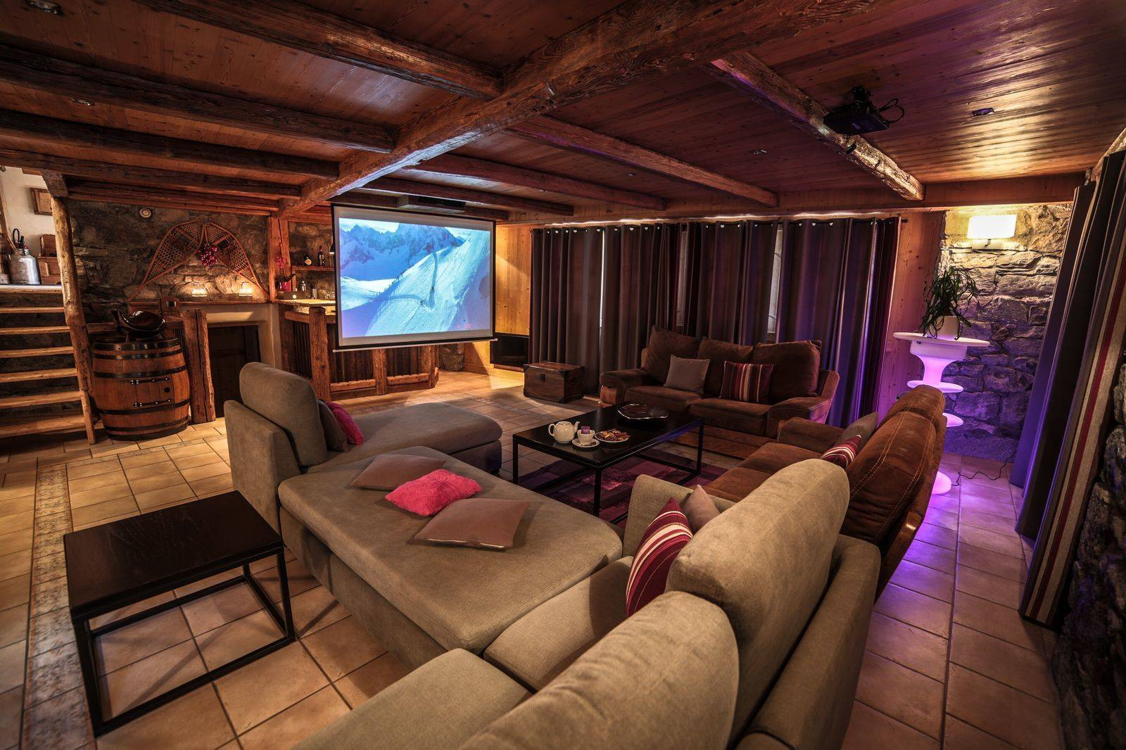 Méribel Location Chalet Luxe Metanite Salon 1