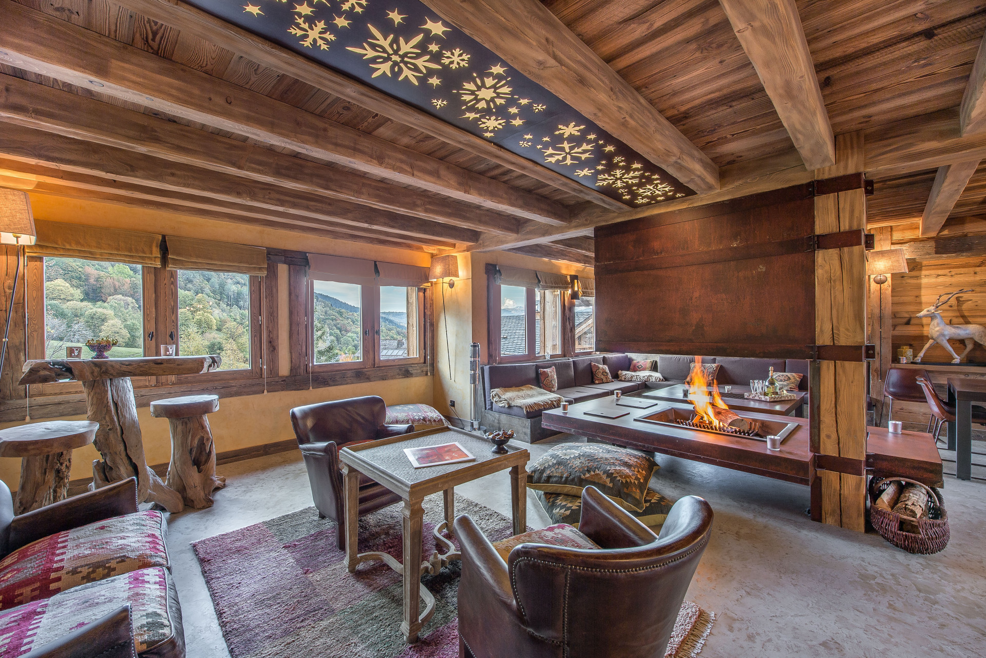 Méribel Location Chalet Luxe Neptonite Séjour