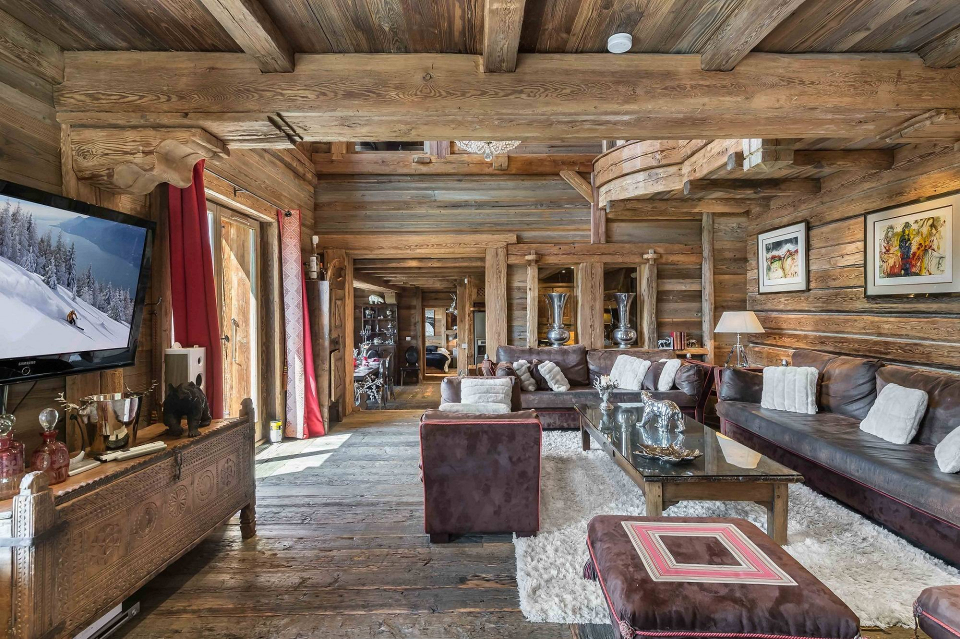 Meribel Location Chalet Luxe Nobbies Coin Tv 