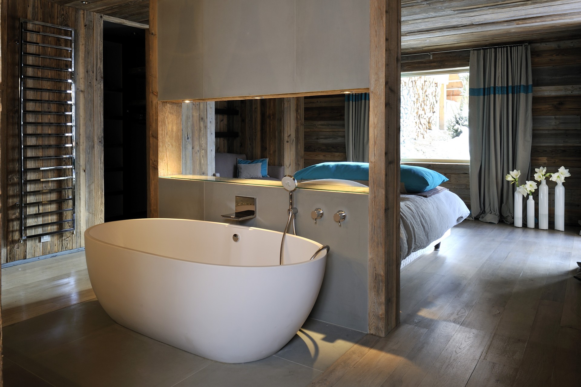 Meribel Location Chalet Luxe Novaculite Chambre Ensuite