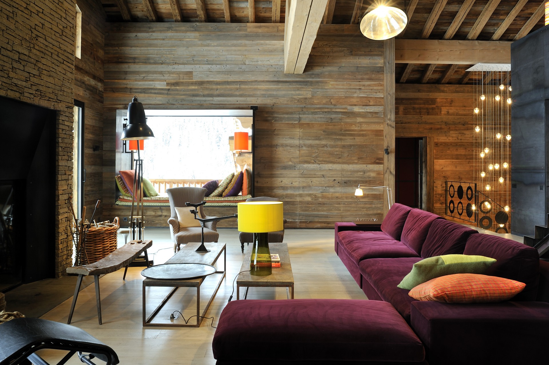 Méribel Luxury Rental Chalet Novaculite Living Room 2