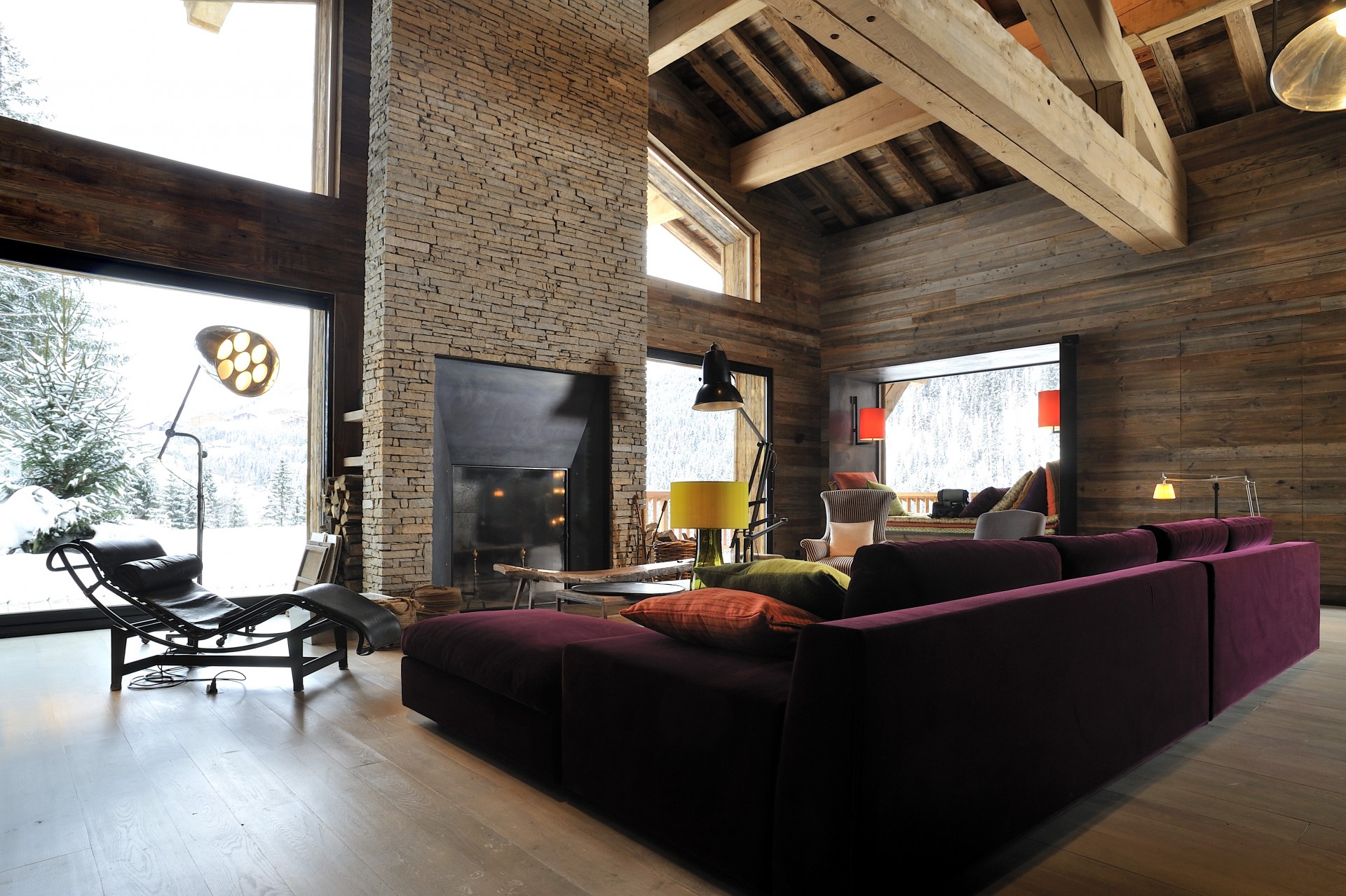 Méribel Luxury Rental Chalet Novaculite Living Room 3