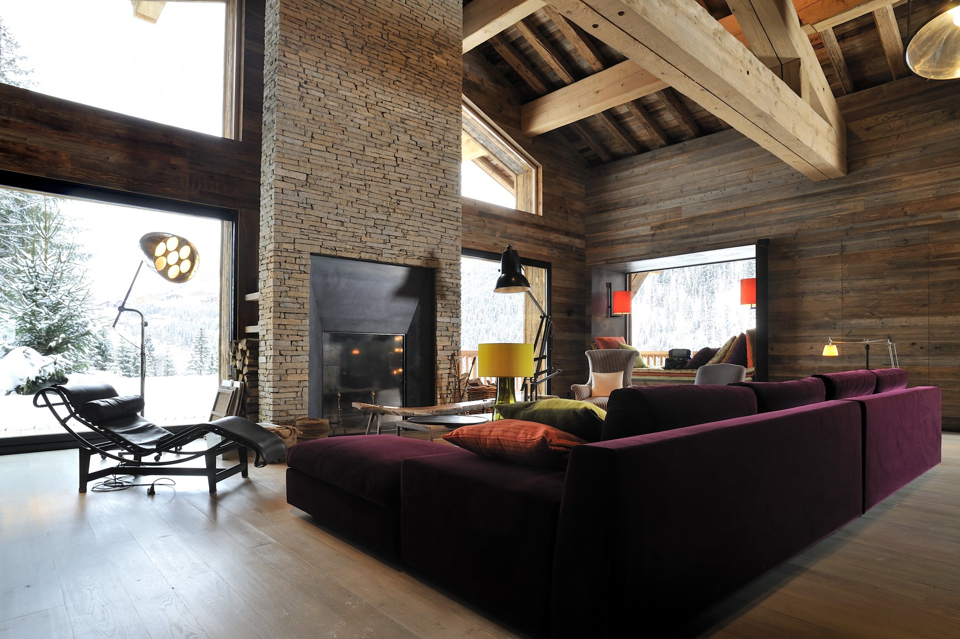 Meribel Location Chalet Luxe Novaculite Séjour 3