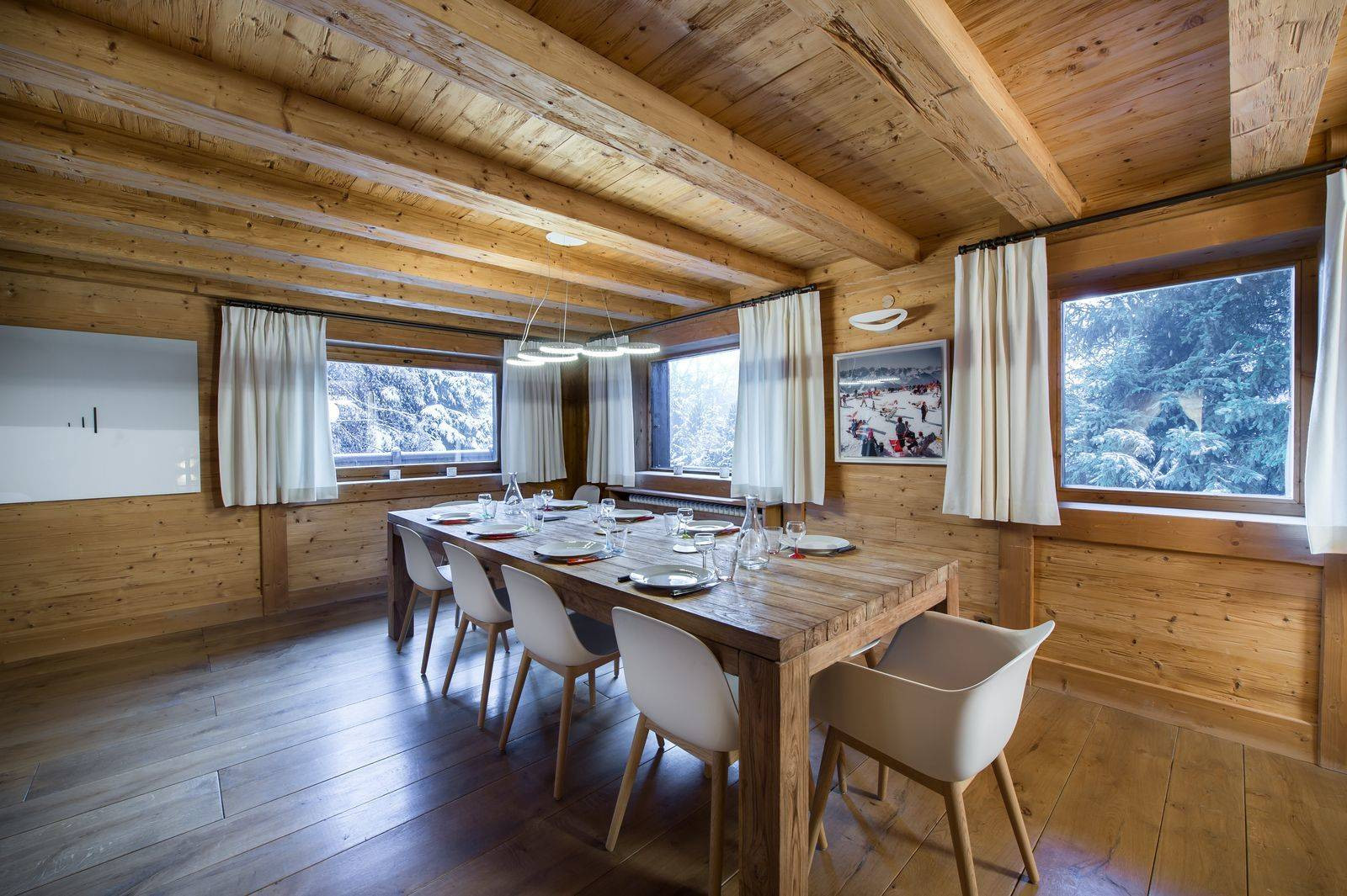 Méribel Location Chalet Luxe Novakulite Salle A Manger