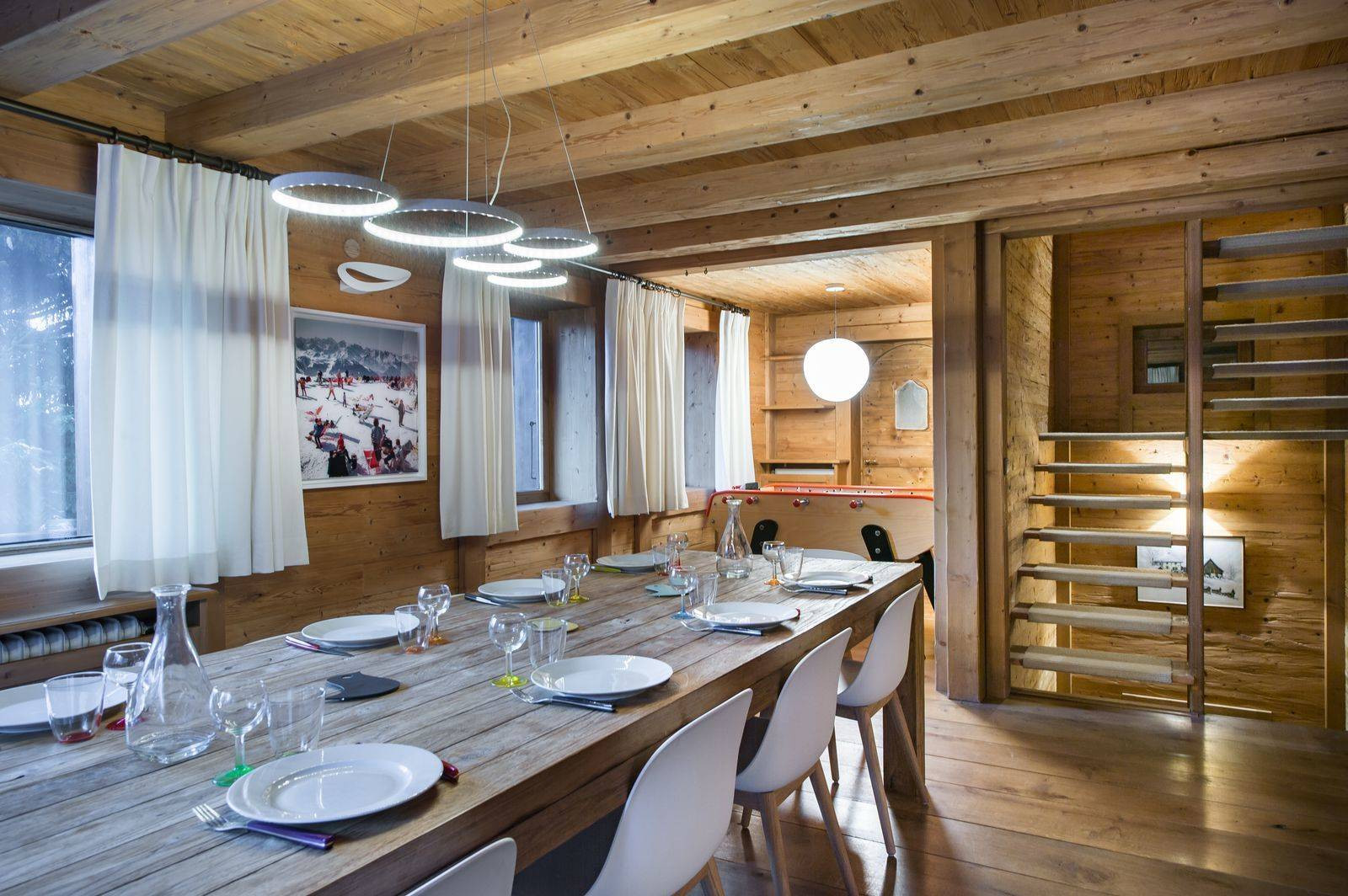 Méribel Location Chalet Luxe Novakulite Salle A Manger 2