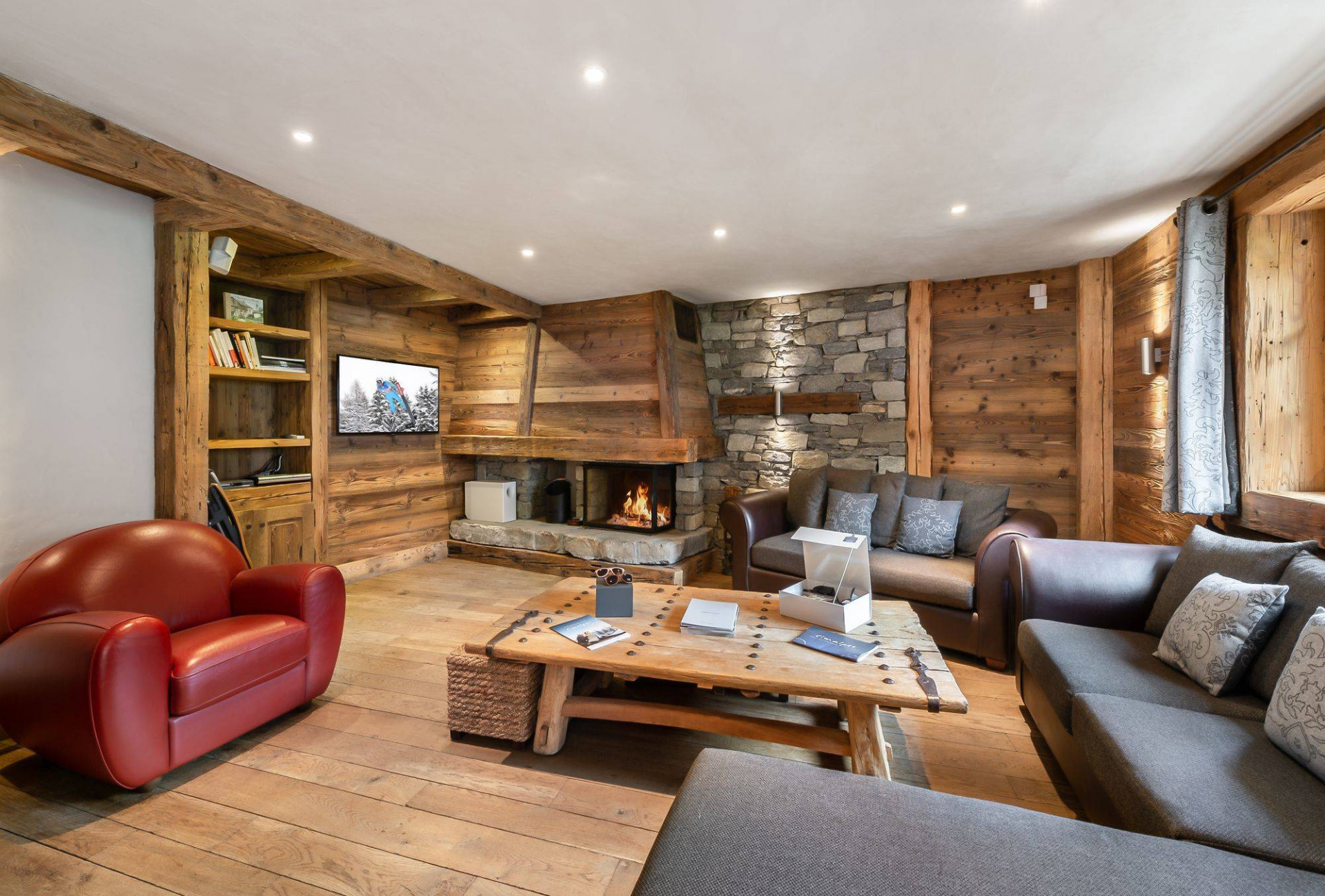 Meribel Location Chalet Luxe Novikite Salon 