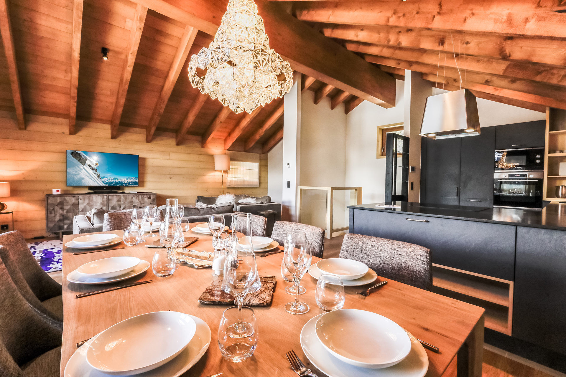 Meribel Location Chalet Luxe Nuoloise Salle A Manger 