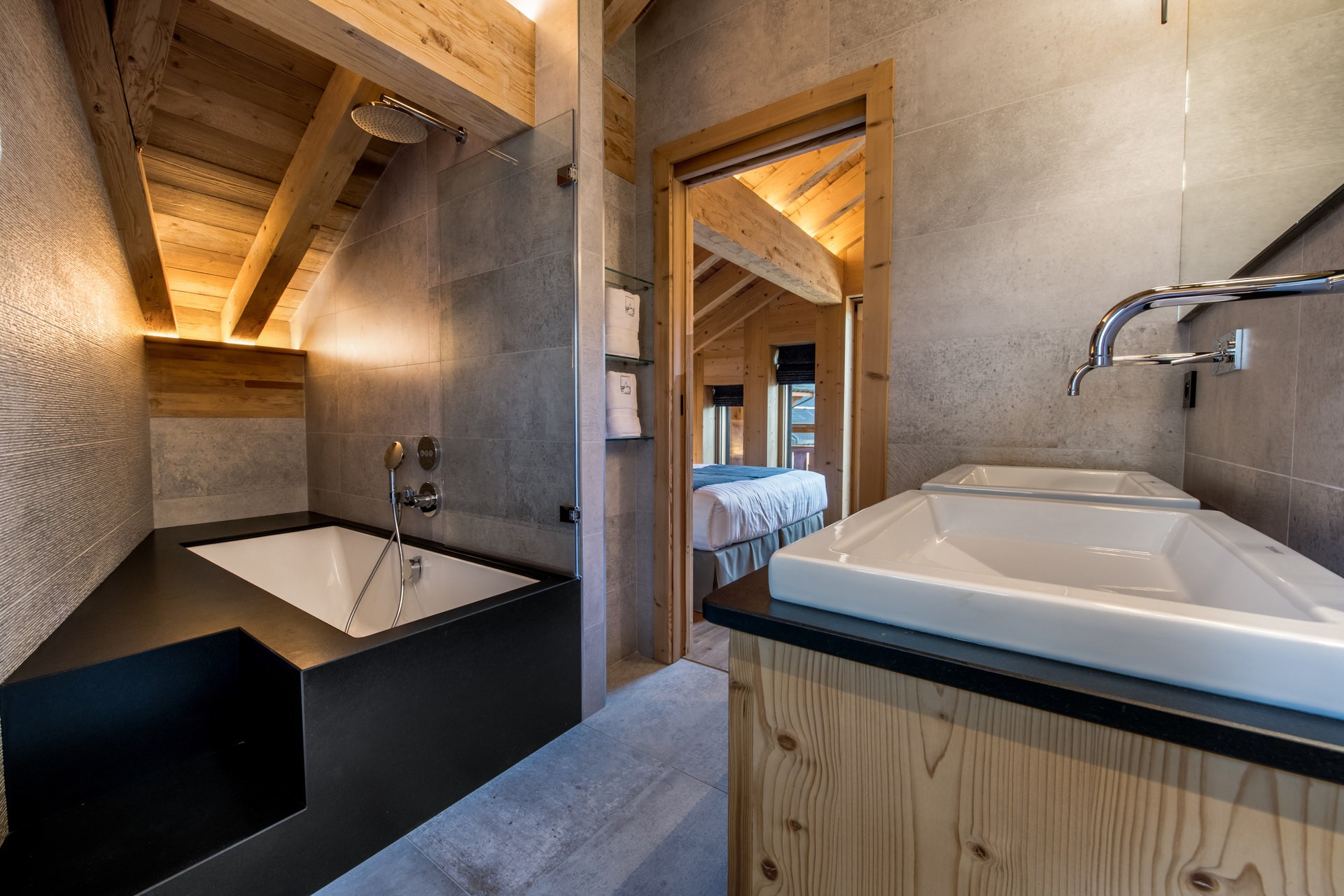 Méribel Location Chalet Luxe Nuolora Salle De Bain 3