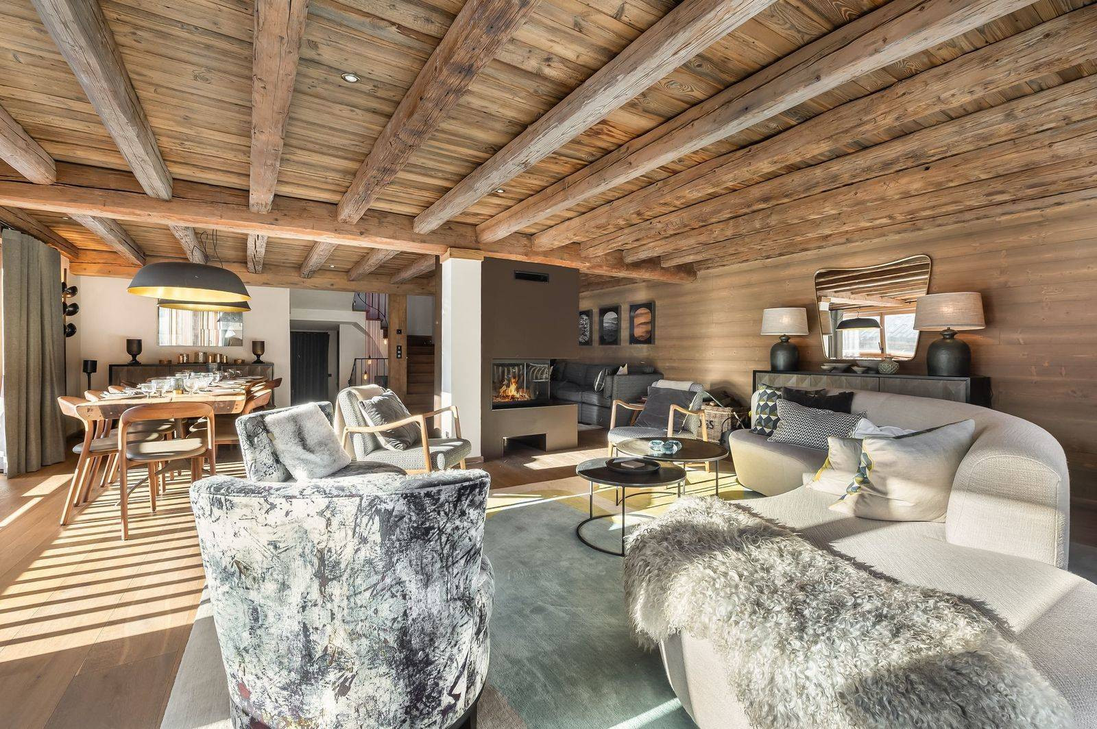 Meribel Location Chalet Luxe Tariety Salon 