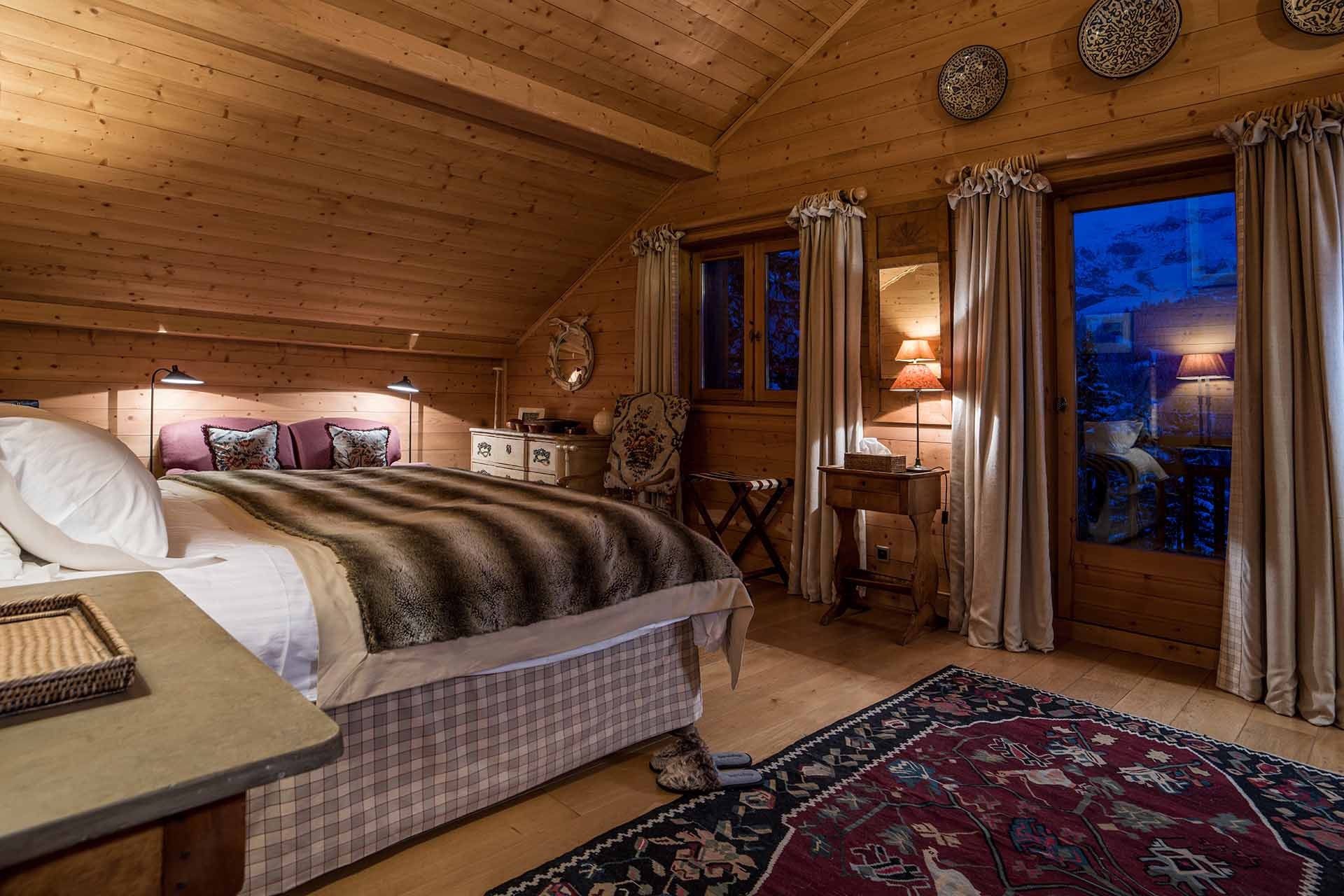 Méribel Location Chalet Luxe Ulamite Chambre