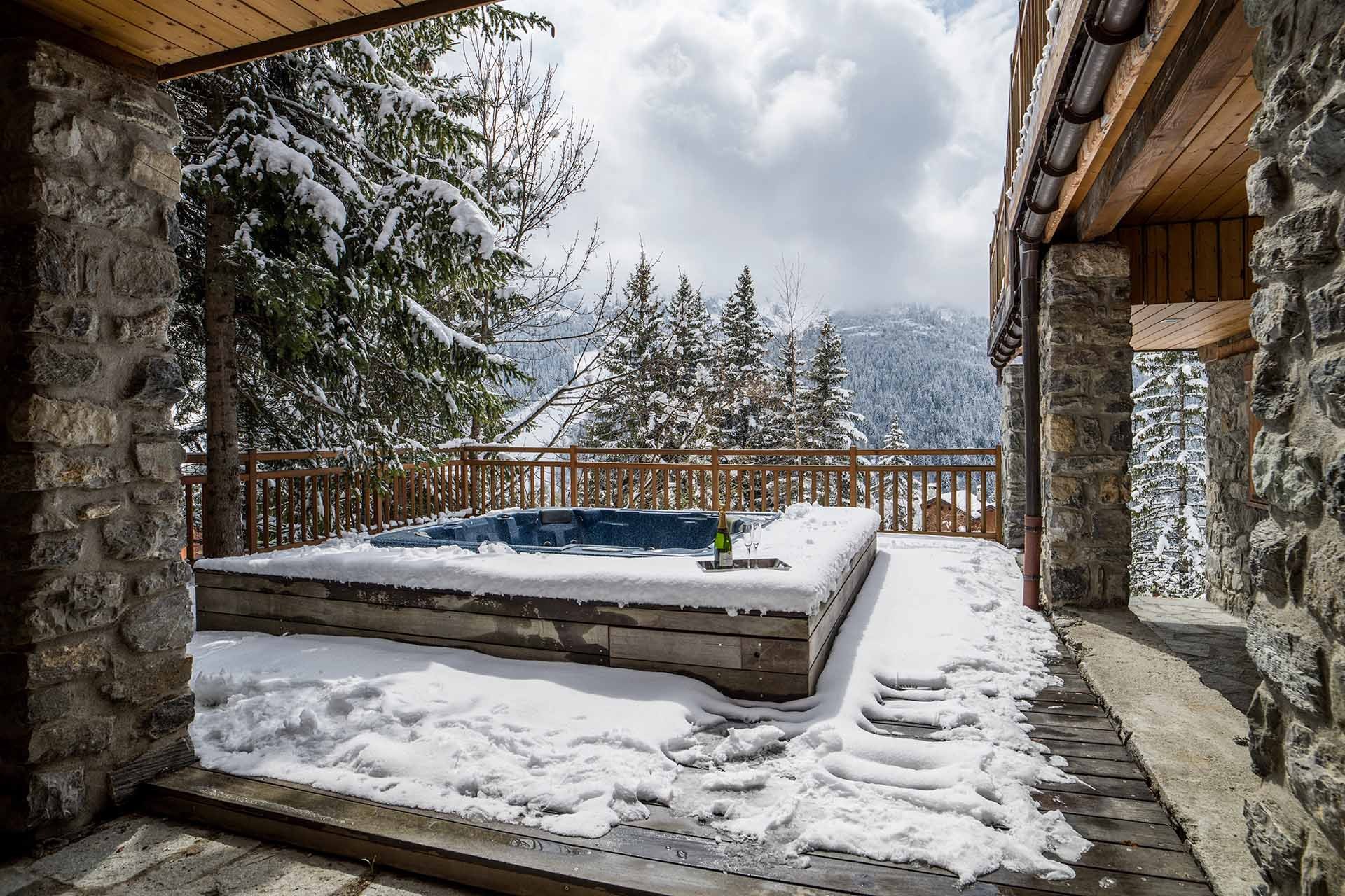 Méribel Luxury Rental Chalet Ulamite Jacuzzi