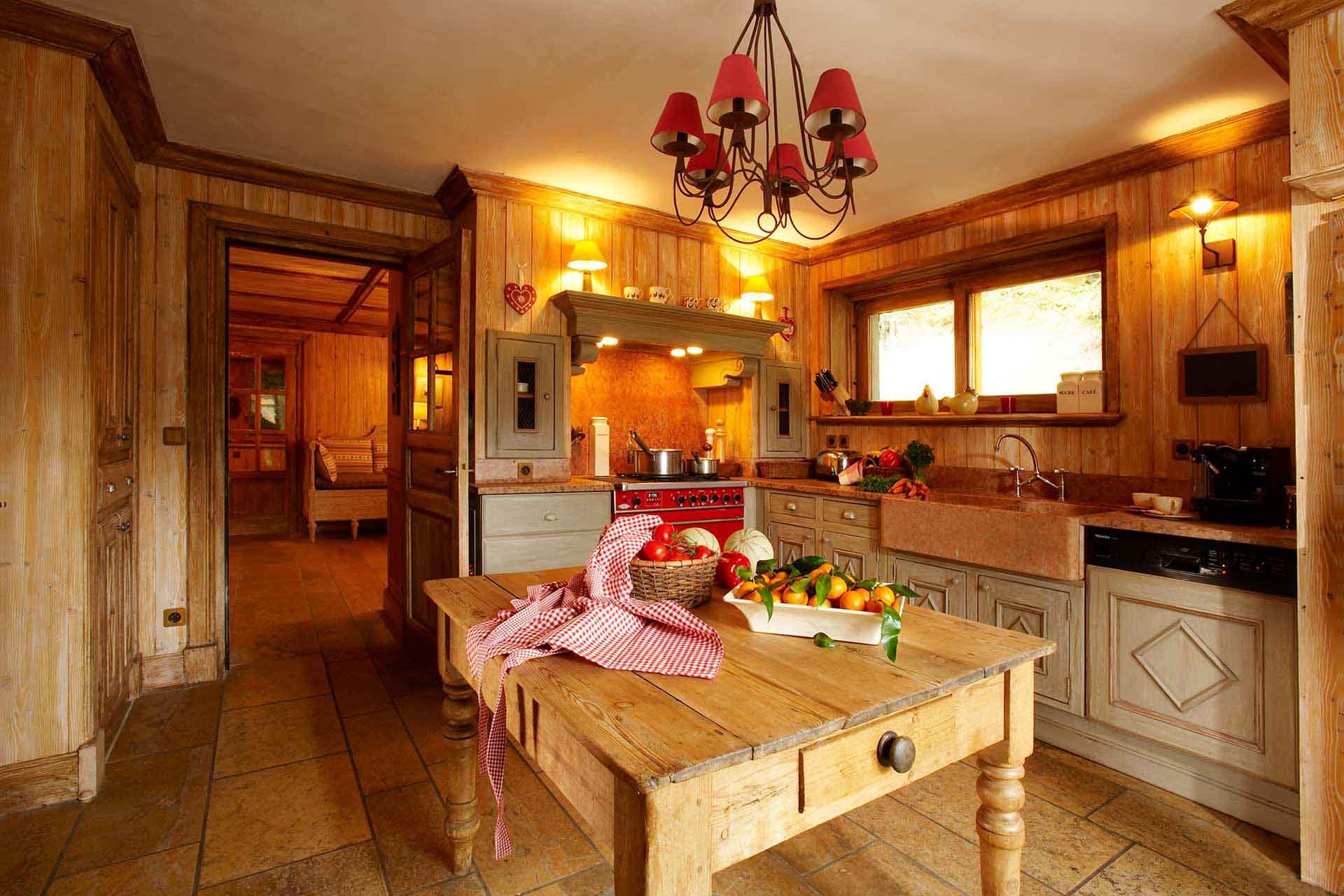 Méribel Location Chalet Luxe Ulomite Cuisine