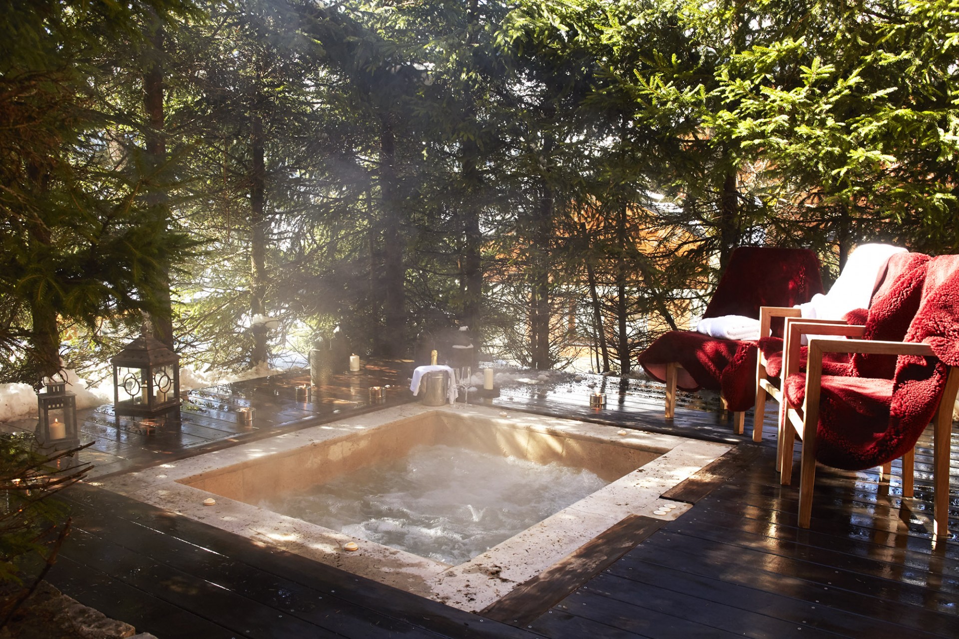 Méribel Location Chalet Luxe Ulomite Jacuzzi 2