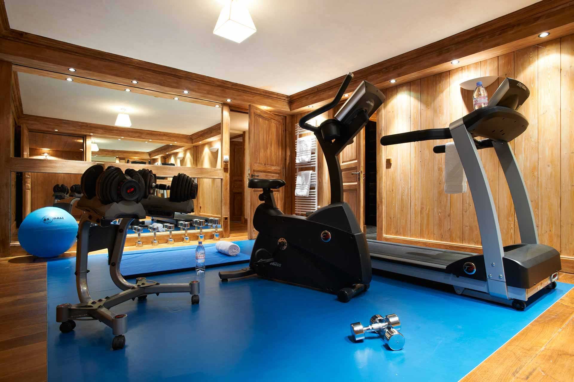 Méribel Location Chalet Luxe Ulomite Salle Fitness