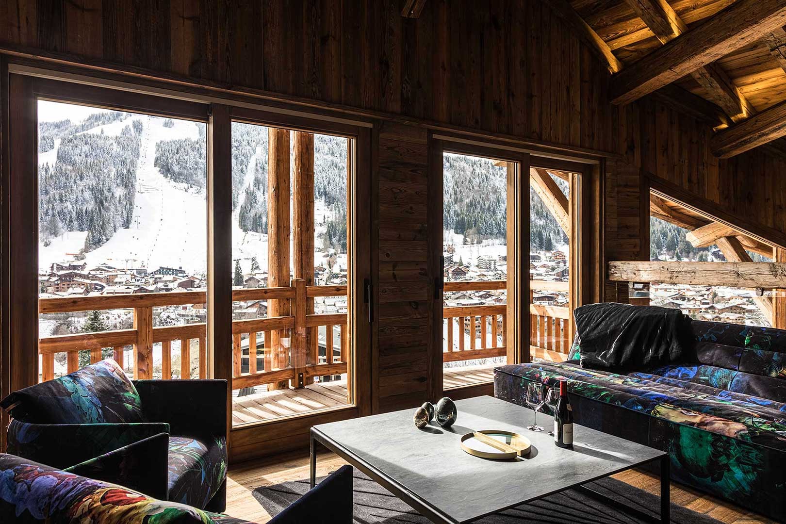 Morzine Location Chalet Luxe Daytonite Salon