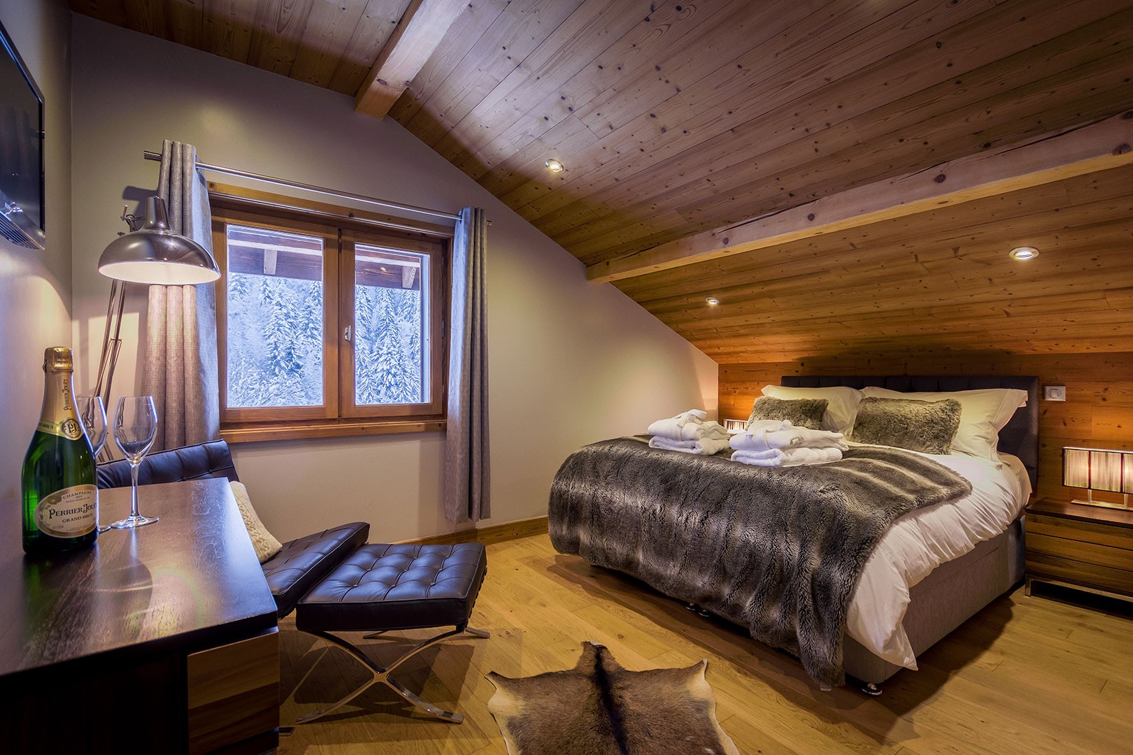 Morzine Location Chalet Luxe Eristite Chambre1