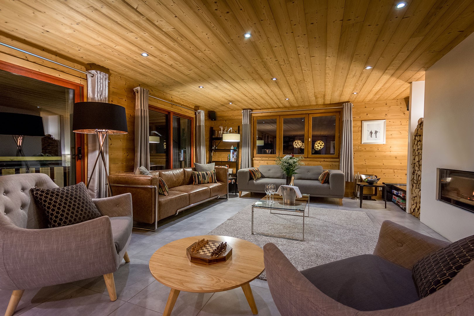 Morzine Location Chalet Luxe Eristite Salon