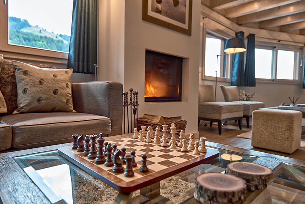 Morzine Luxury Rental Chalet Merlinate Living Room 2