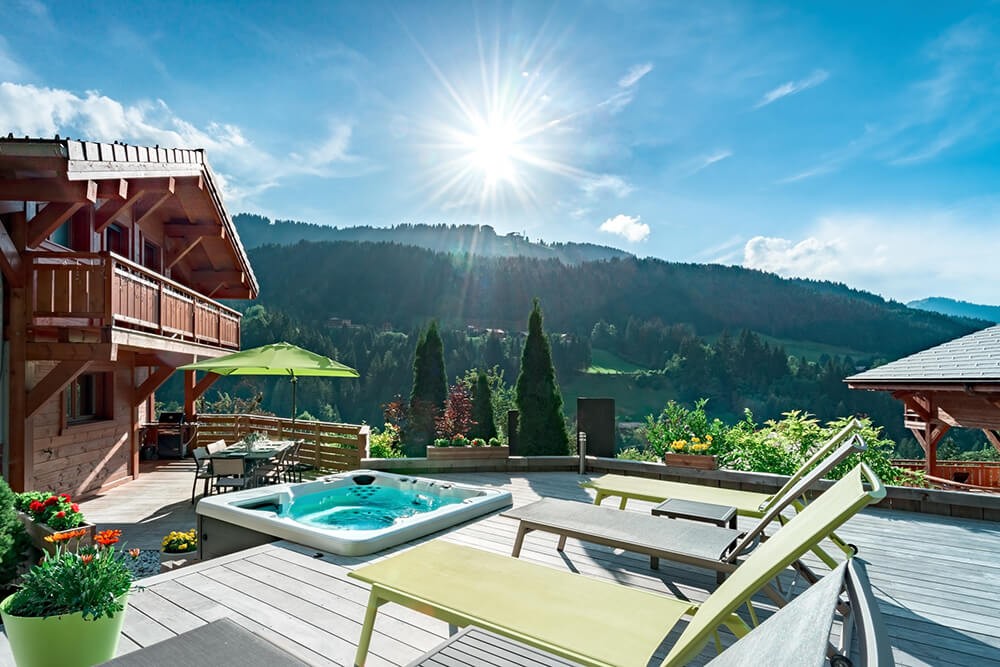 Morzine Location Chalet Luxe Merlinate Terrasse 3