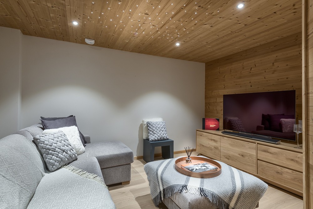 Morzine Location Chalet Luxe Merline Salle De Cinéma