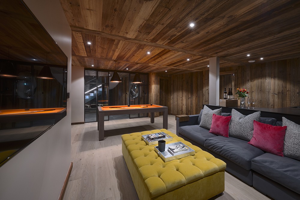 Morzine Luxury Rental Chalet Merlinite Cinema Room