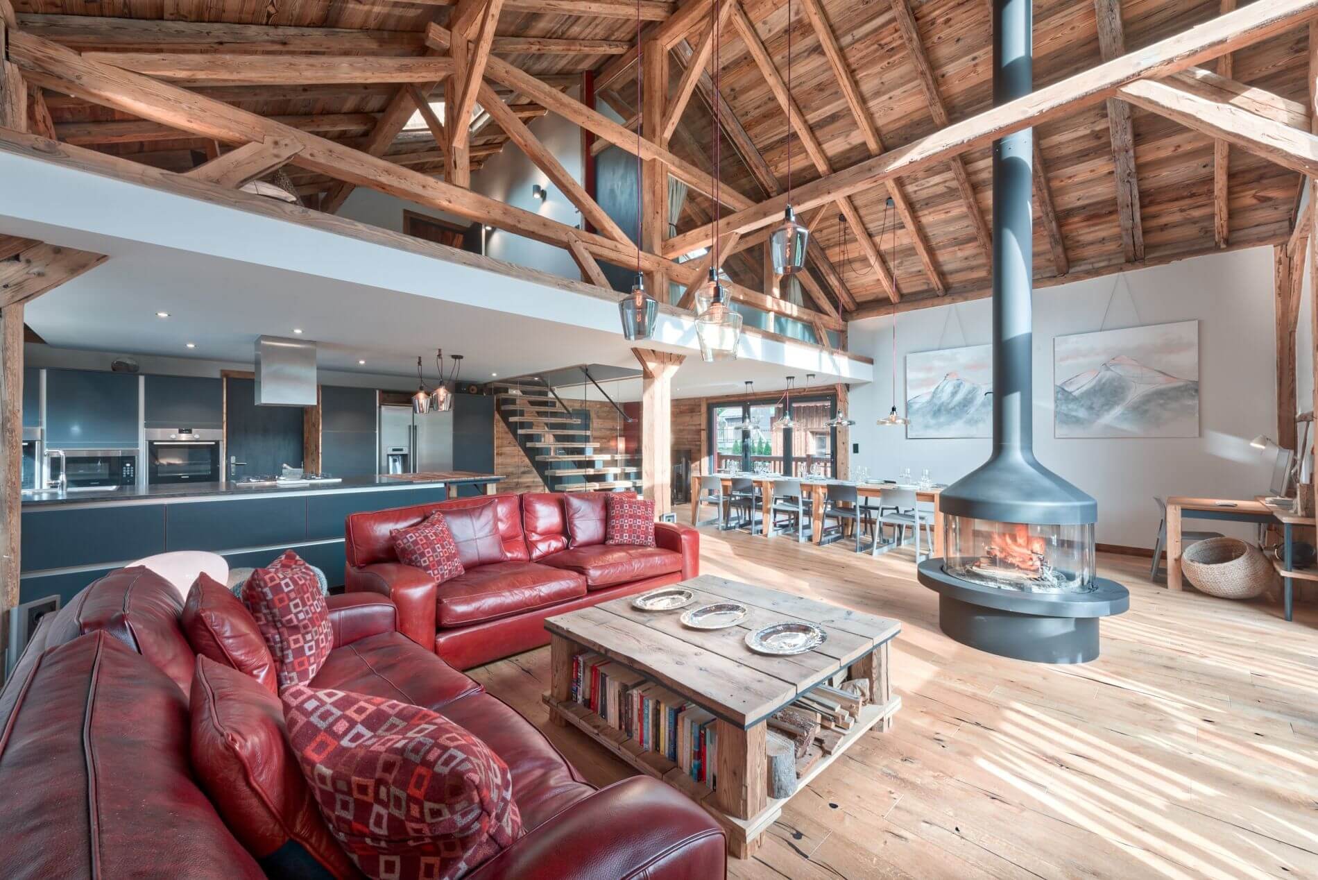 Morzine Location Chalet Luxe Merlinte Séjour 5