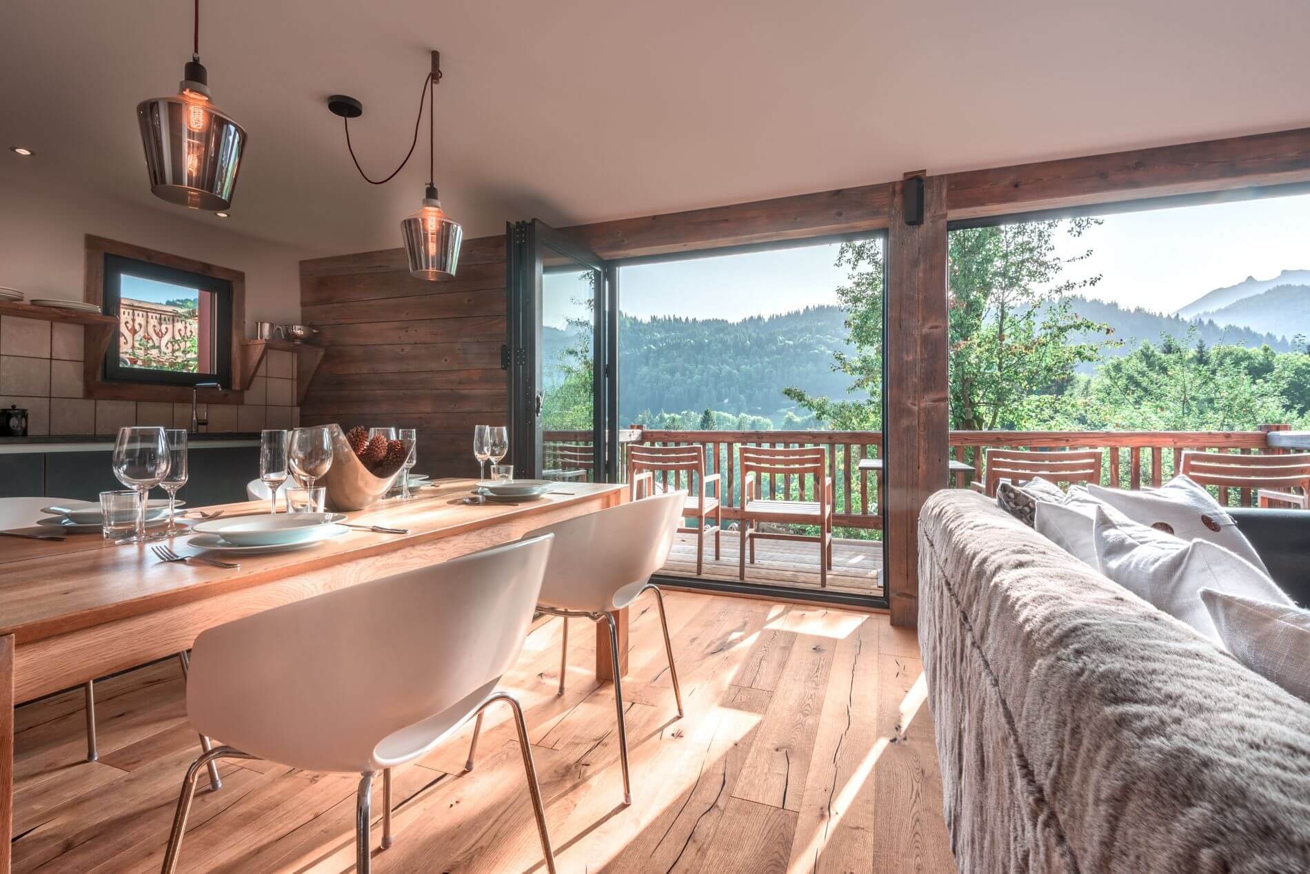 Morzine Luxury Rental Chalet Merlinte Living Room 7