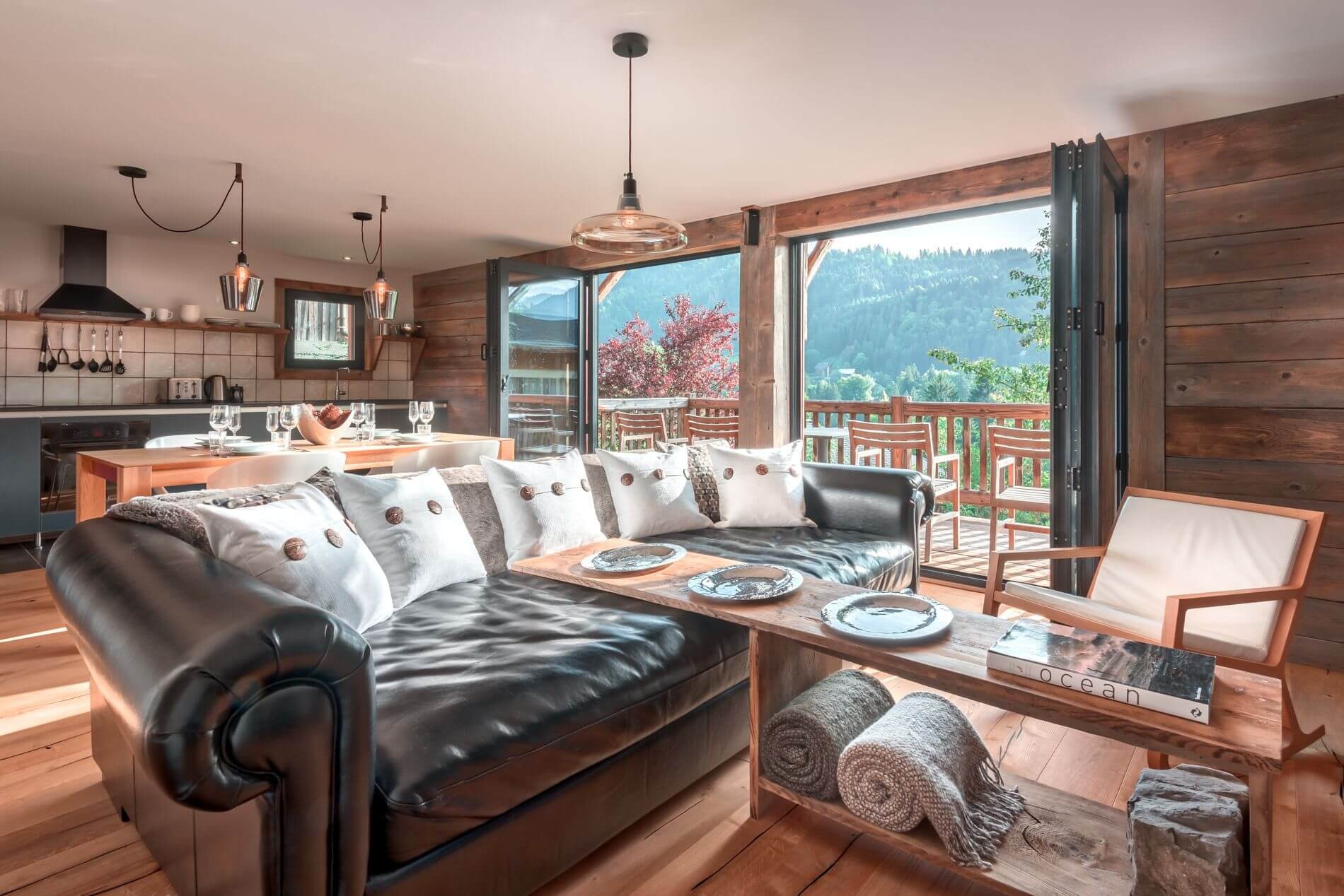 Morzine Luxury Rental Chalet Merlinte Living Room 8