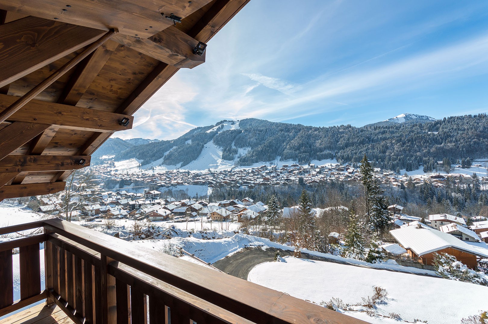 Morzine Location Chalet Luxe Milgalite Balcon