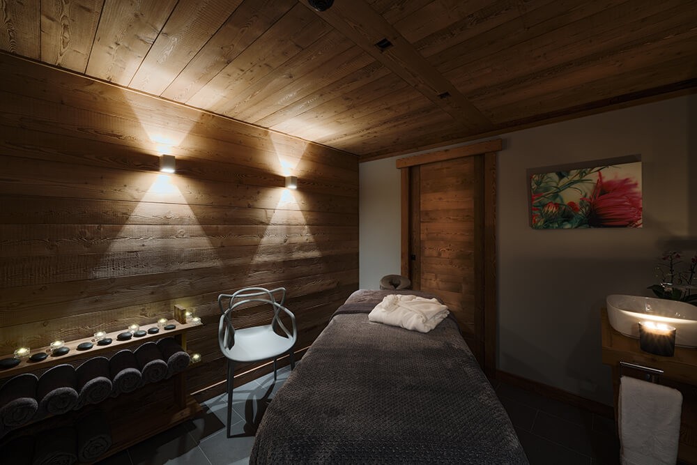 Morzine Luxury Rental Chalet Morzanite Massage Room