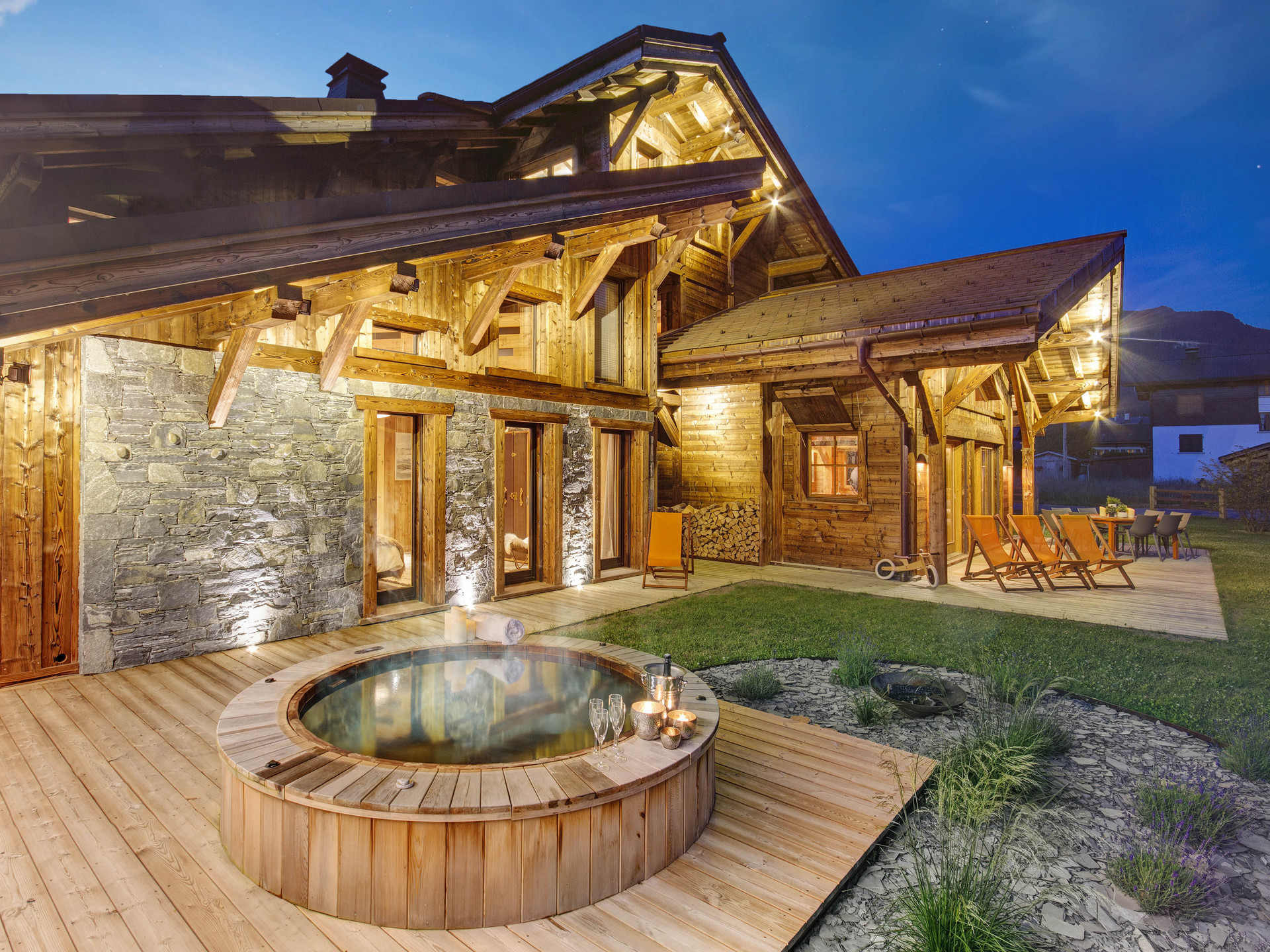 Morzine Location Chalet Luxe Morzate Jacuzzi 