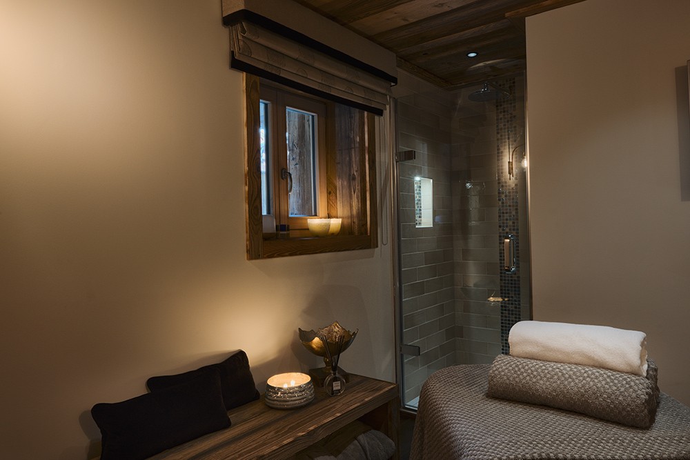 Morzine Luxury Rental Chalet Morzinite Massage Room