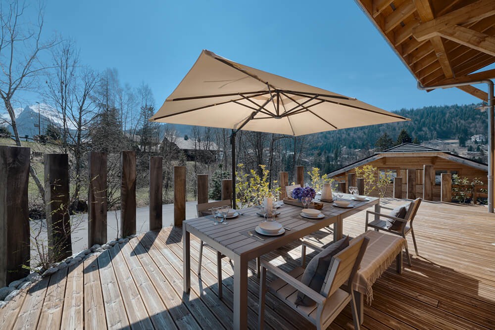 Morzine Luxury Rental Chalet Morzinute Terrace