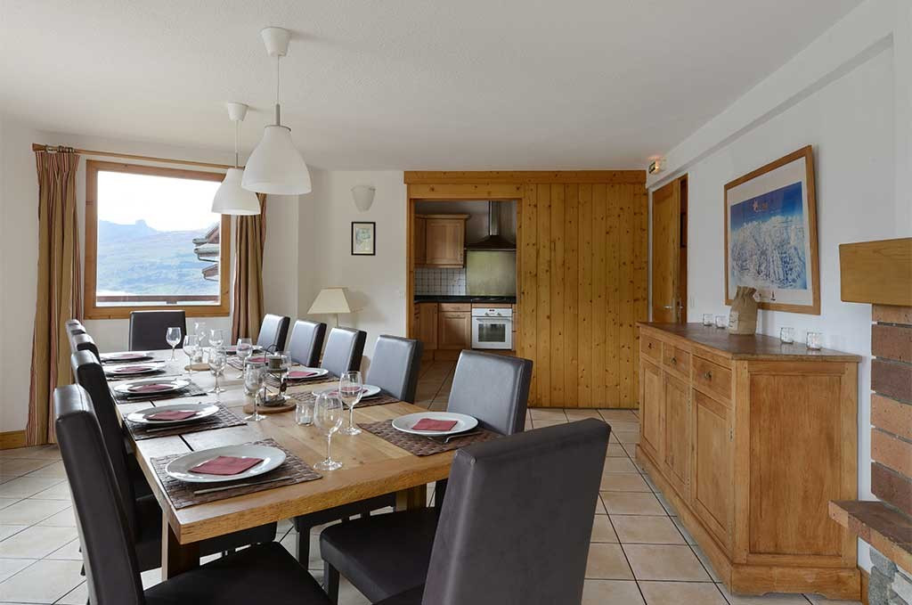 Peisey Vallandry Location Chalet Luxe Hermax Salle A Manger