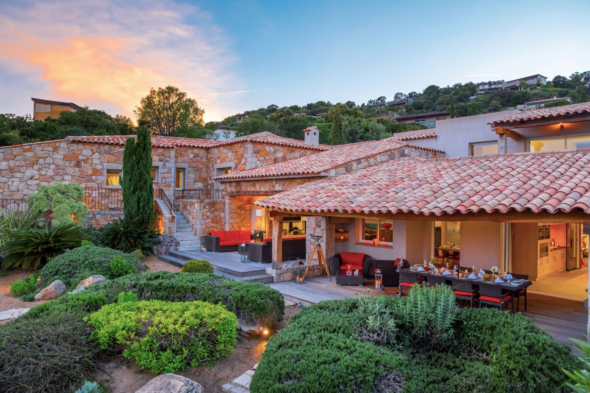 Porto-Vecchio Location Villa Luxe Poivre Terrasse Vue Mer