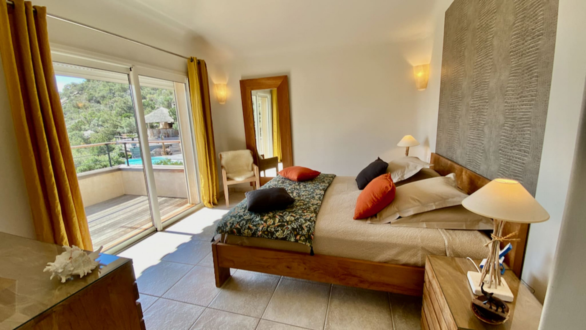 Porto Vecchio Location Villa Luxe Poivrier Chambre 