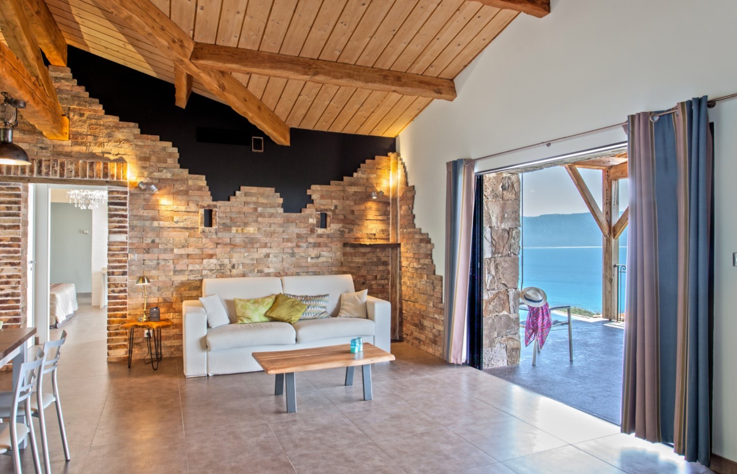 Propriano Luxury Rental Villa Prelou Living Room 2