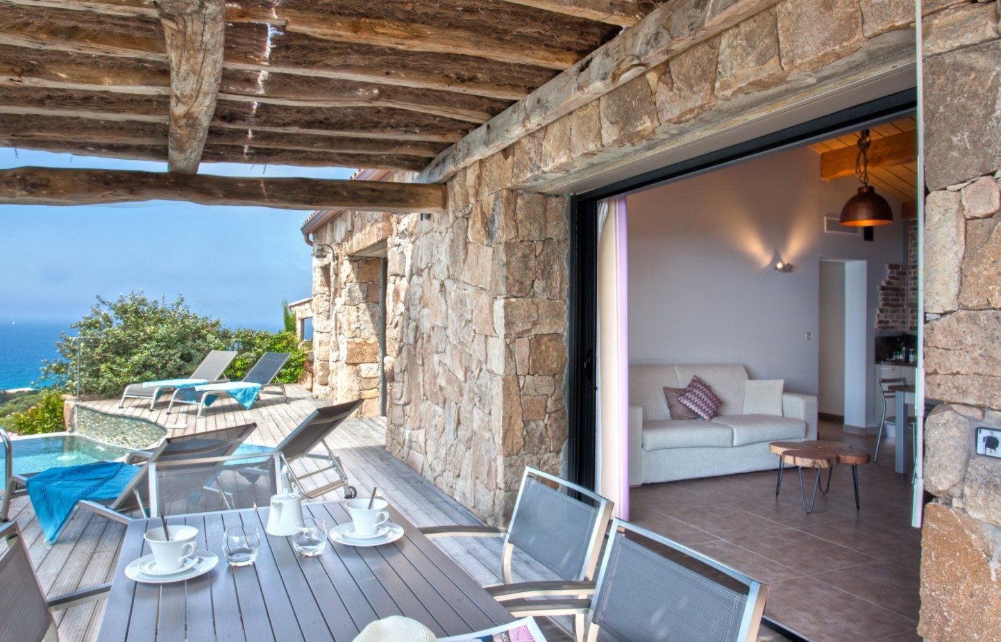 Propriano Location Villa Luxe Prelou Terrasse