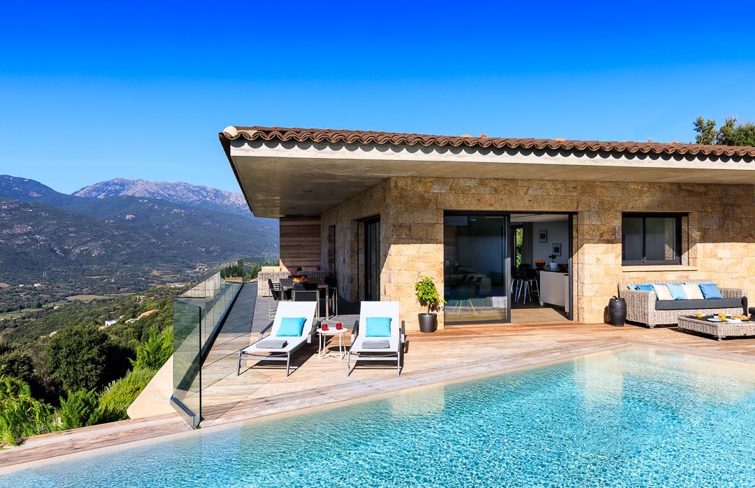 Propriano Location Villa Luxe Prelus Façade