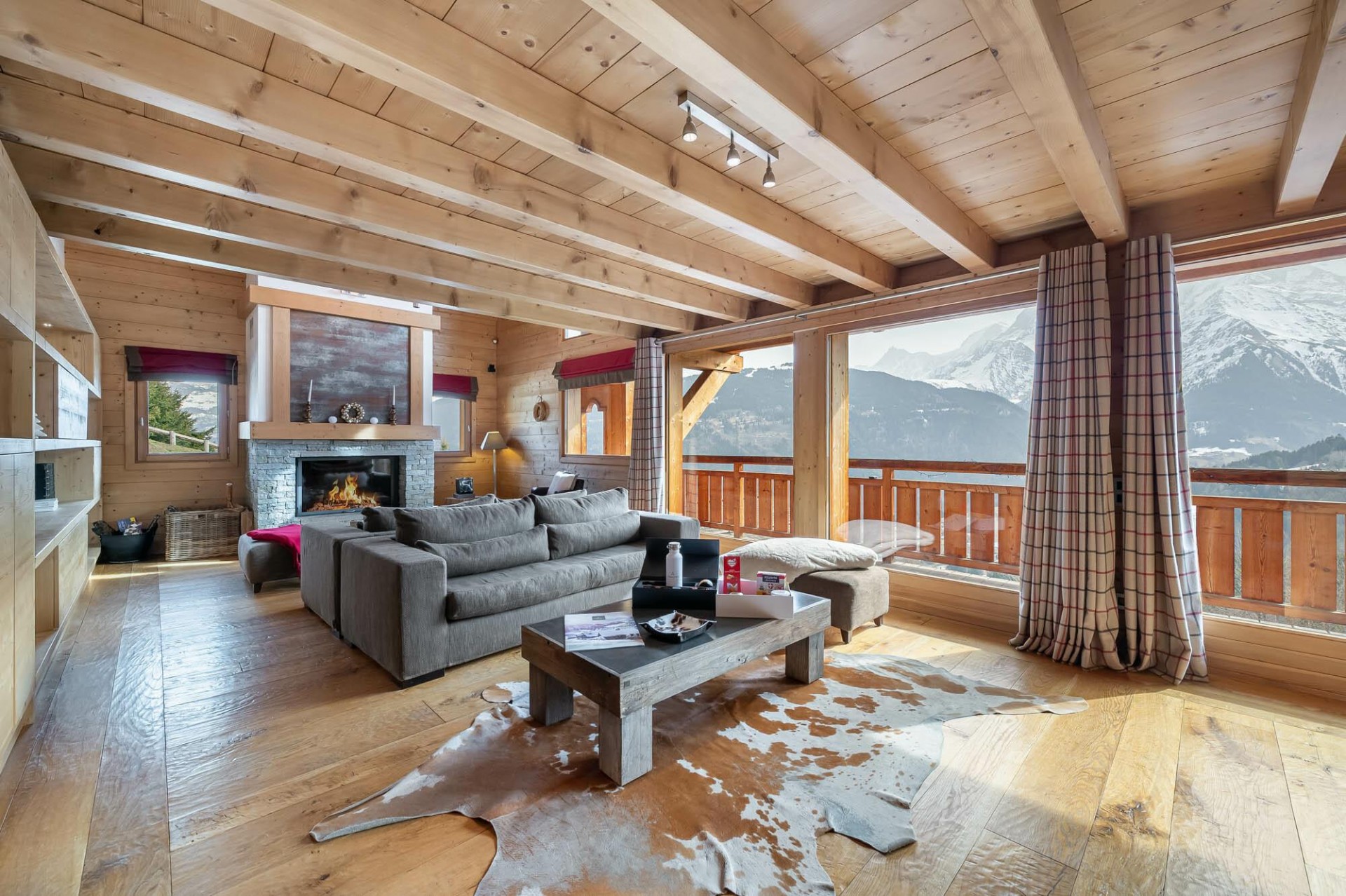 Saint Gervais Les Bains Location Chalet Luxe Gerban Salon