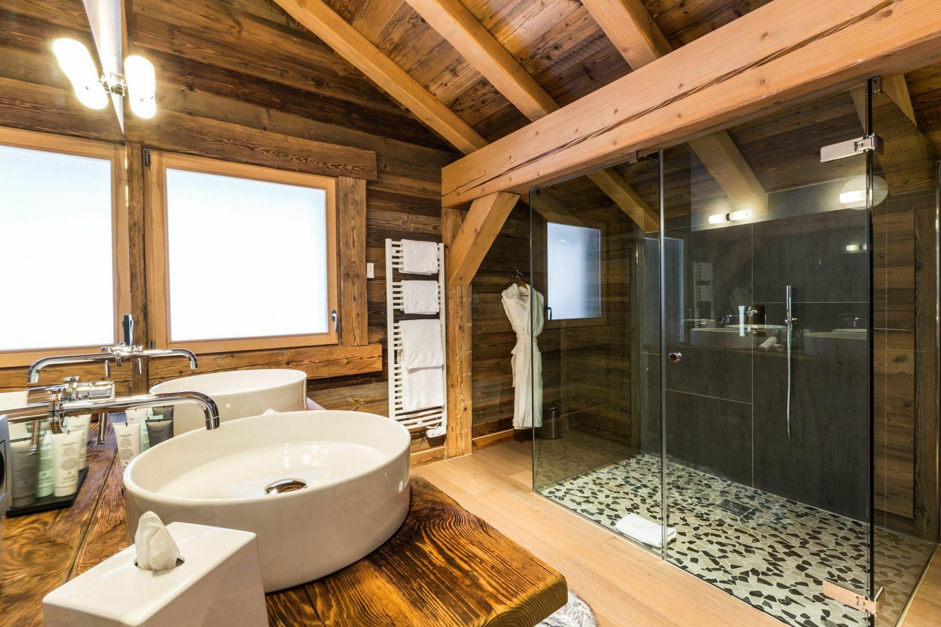 Saint Gervais Les Bain Location Chalet Luxe Gervis Salle De Bain 6